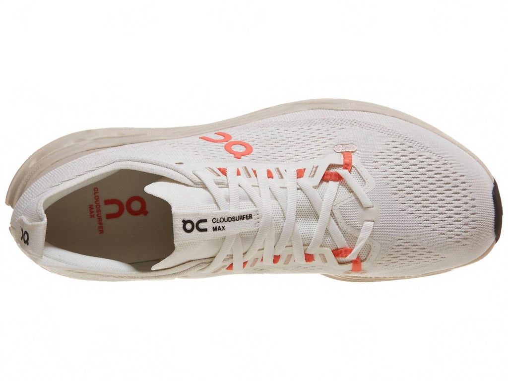 Men's Cloudsurfer Max Running Shoes In Ivory | Salmon
