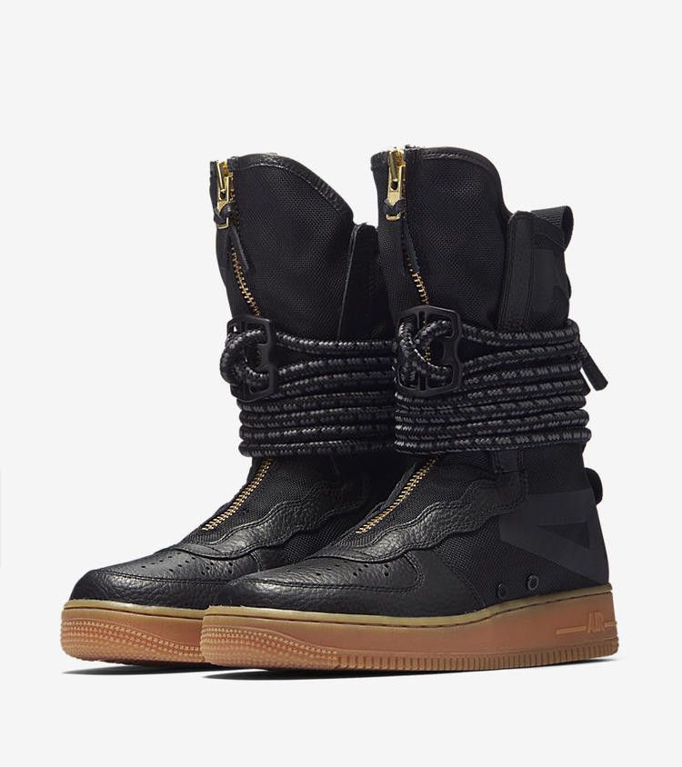 Nike Wmns SF Air Force 1 High 'Black Gum'
