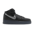 Nike Air Force 1 Mid Premium 'Black Metallic Silver'