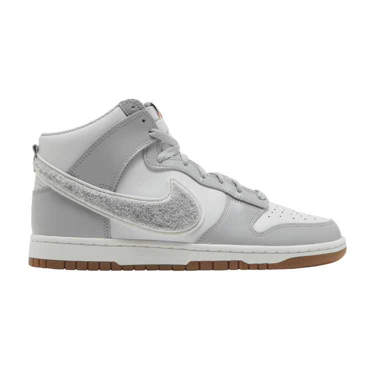 Nike Men's Dunk High 'Chenille Swoosh - Light Smoke Grey'