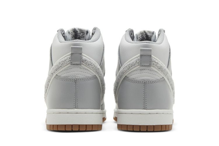 Nike Men's Dunk High 'Chenille Swoosh - Light Smoke Grey'