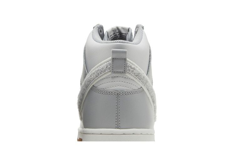Nike Men's Dunk High 'Chenille Swoosh - Light Smoke Grey'