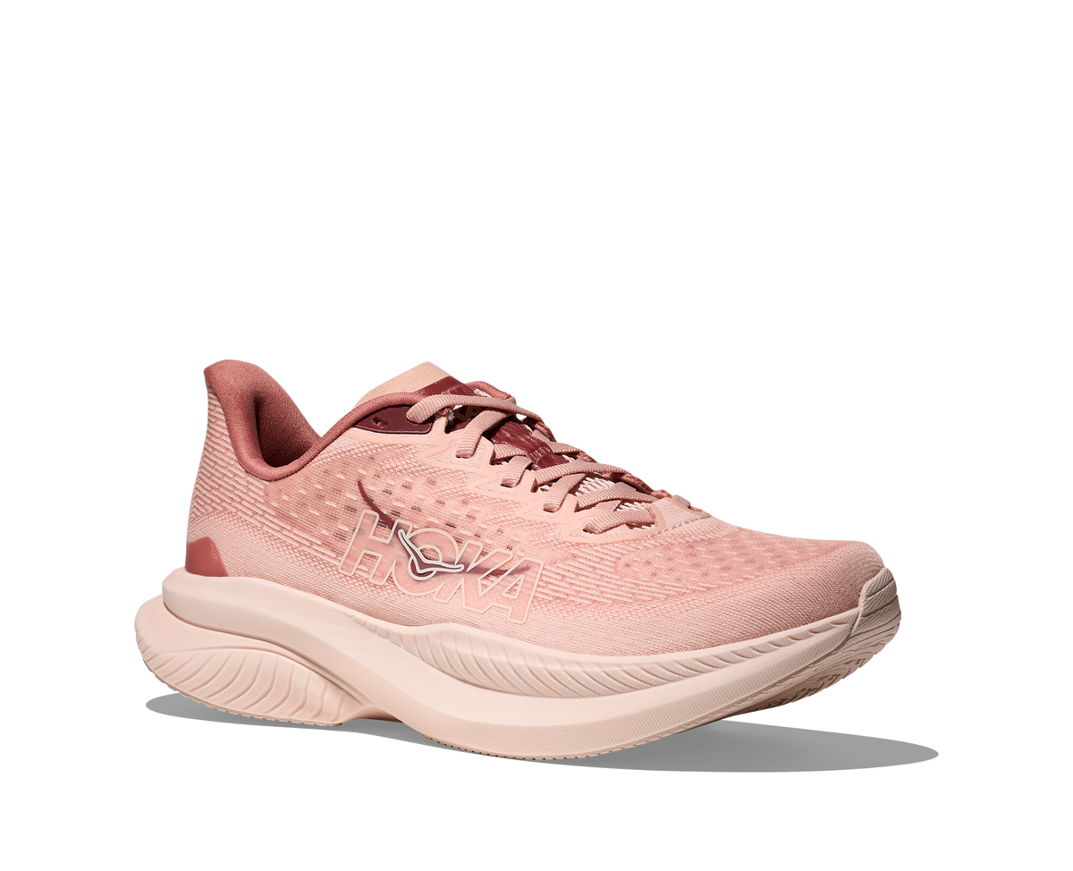 HOKA Women's Mach 6 - ROSE LATTE / BLUSH