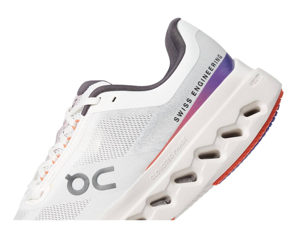 Women's Cloudsurfer Next Wide Running Shoes In White/flame