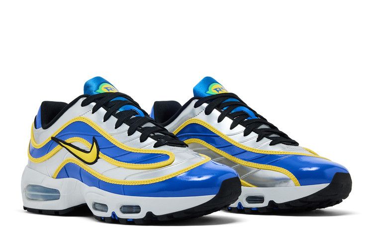 Nike Air Max Joga Bonito R9 'Metallic Silver Varsity Maize' — Metallic Silver/Varsity Maize/Varsity Royal/Black