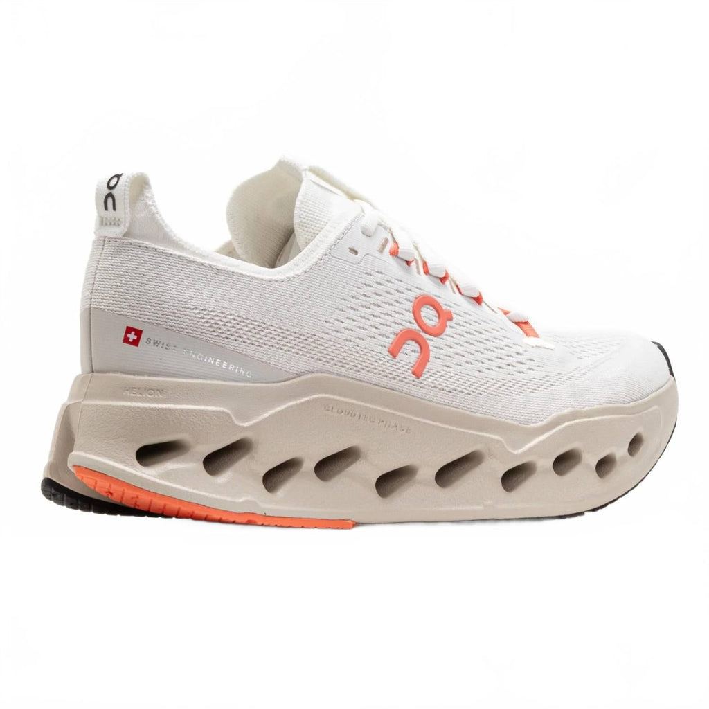 Men's Cloudsurfer Max Running Shoes In Ivory/salmon