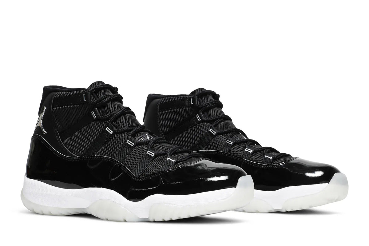 Jordan 11 Retro 'Jubilee' 25th Anniversary Black Metallic Silver