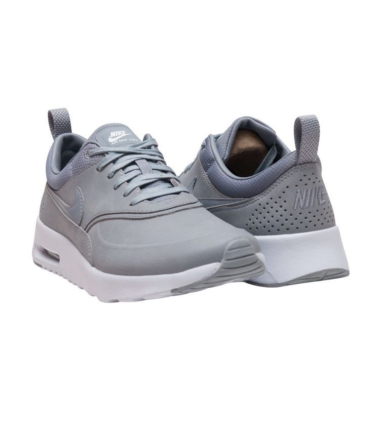Nike Wmns Air Max Thea Premium — Stealth/Stealth-Pure Platinum-White