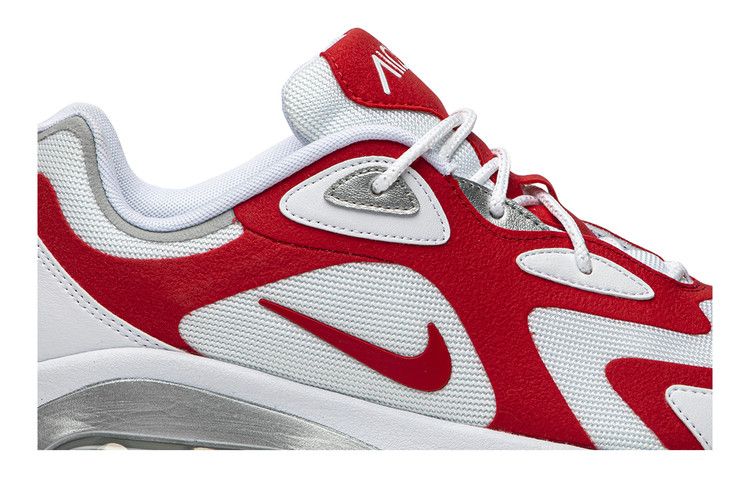 Nike Air Max 200 'University Red' — White/University Red/Metallic Silver