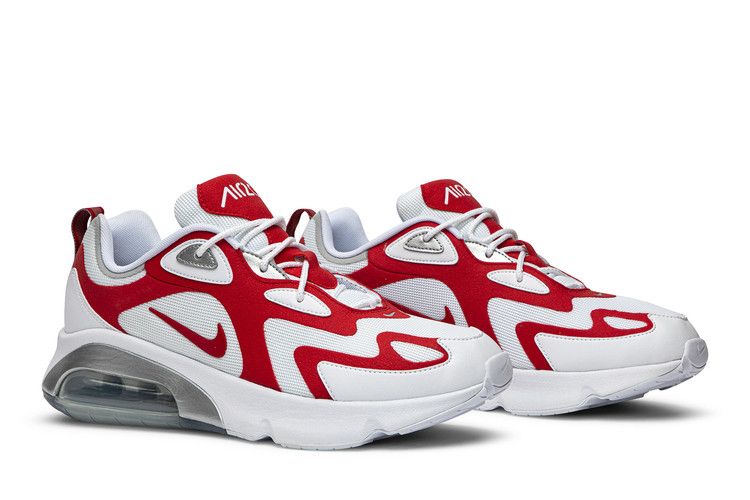 Nike Air Max 200 'University Red' — White/University Red/Metallic Silver