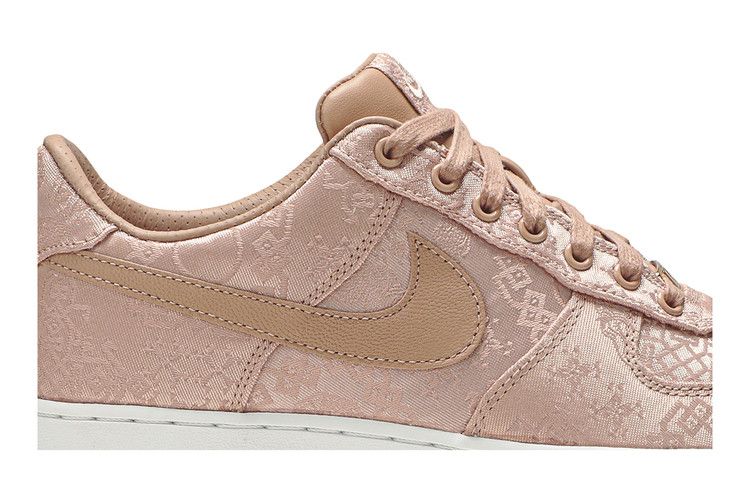 CLOT x Nike Air Force 1 Low Premium 'Rose Gold Silk'
