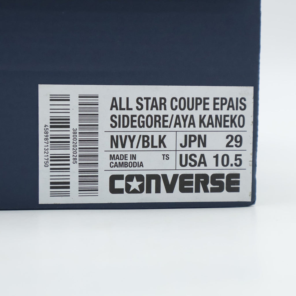 38002020 AYA KANEKO Converse All Star Coupe Epais WR Sidegore Navy Black (Men's)