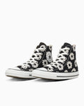 31318120 Converse All Star Flowerprint Hi BlackDark Gray (Women's)