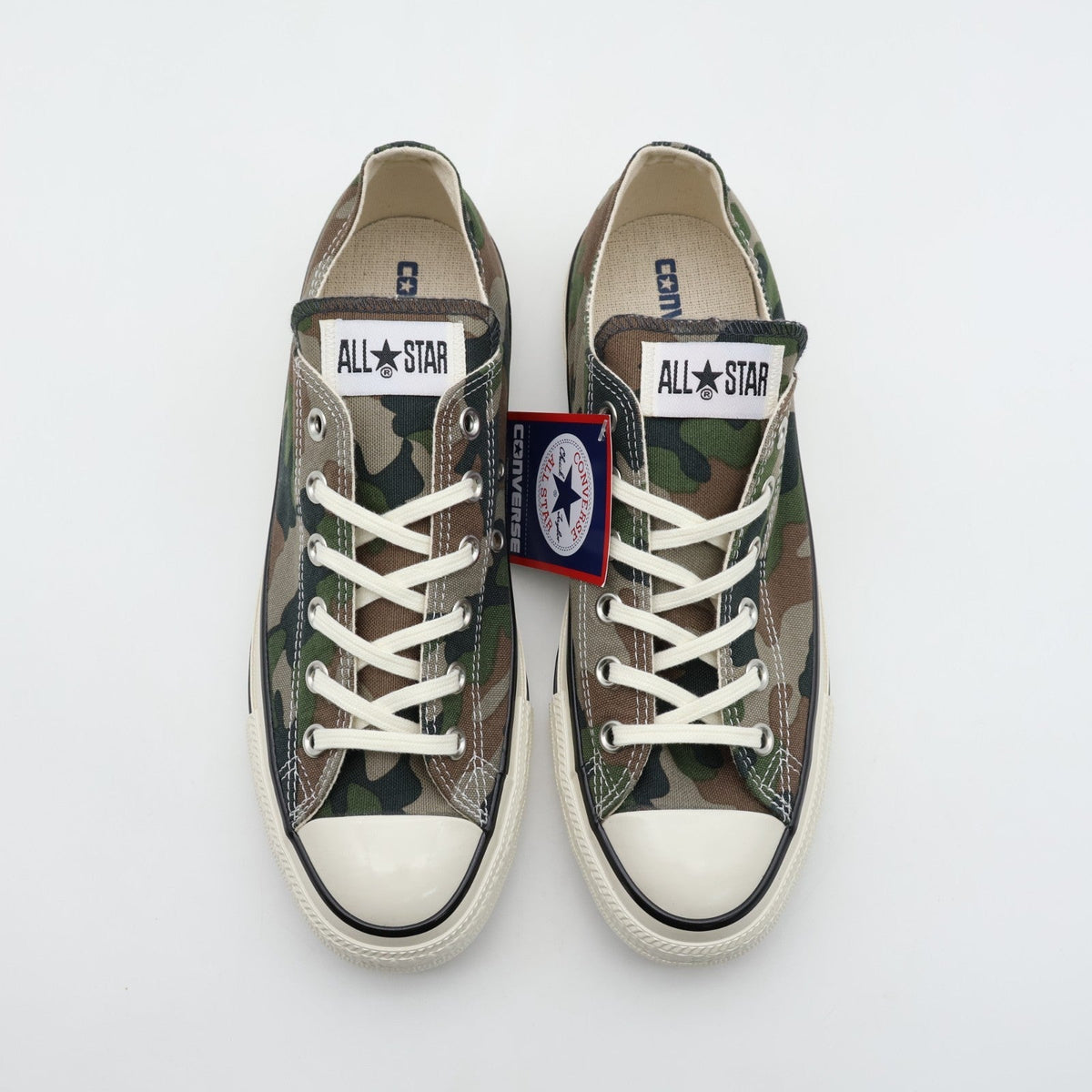 31318230 Converse All Star Aged Woodlandcamo OX Green Gray Brown (Men's)