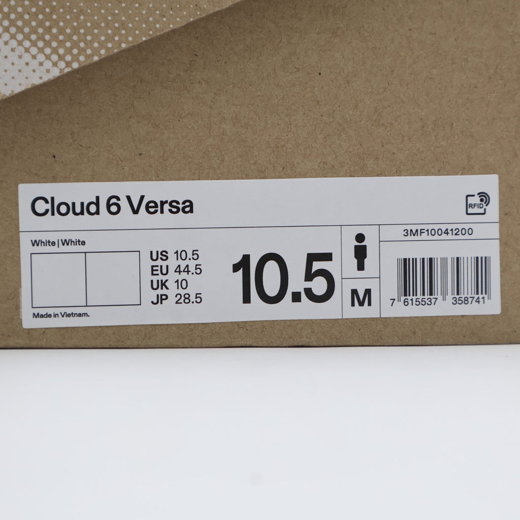 3MF10041200 On Cloud 6 Versa White White (Men's)