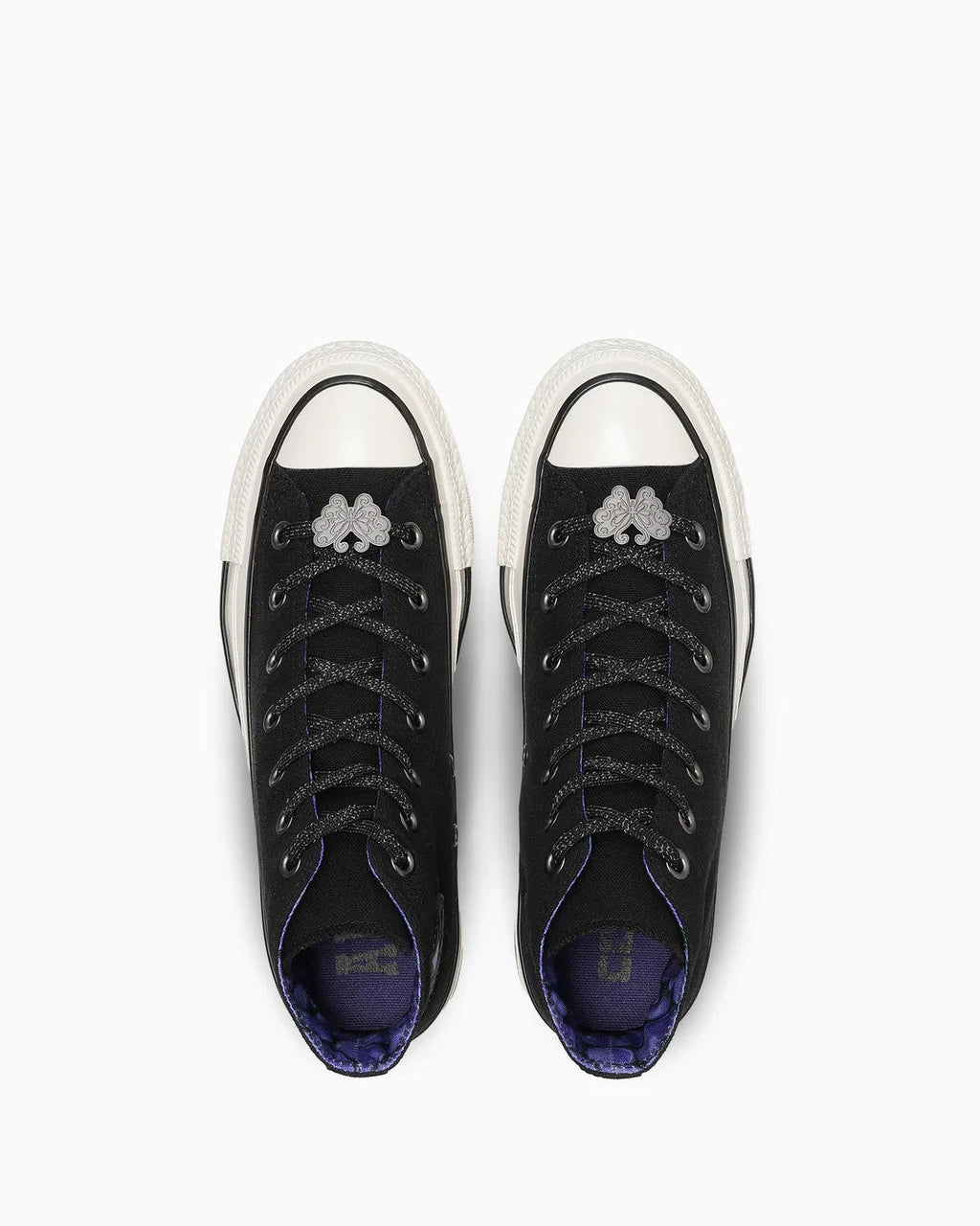 31318040 ANNA SUI Converse All Star Aged Hi Black Purple (Men's)