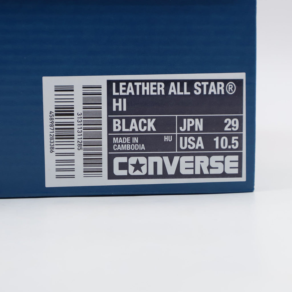 31311311 Converse Leather All Star Hi Black (Men's)