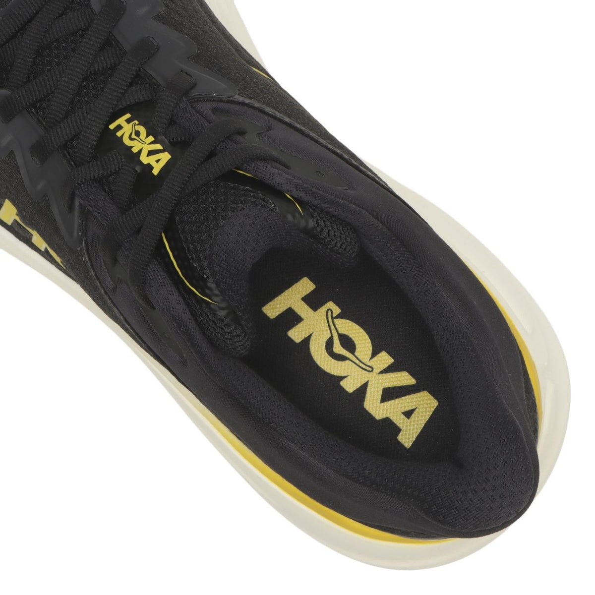 1162011-CWG Hoka BONDI 9 "CARBON BLACK/YELLOW GOLD" (Men's)