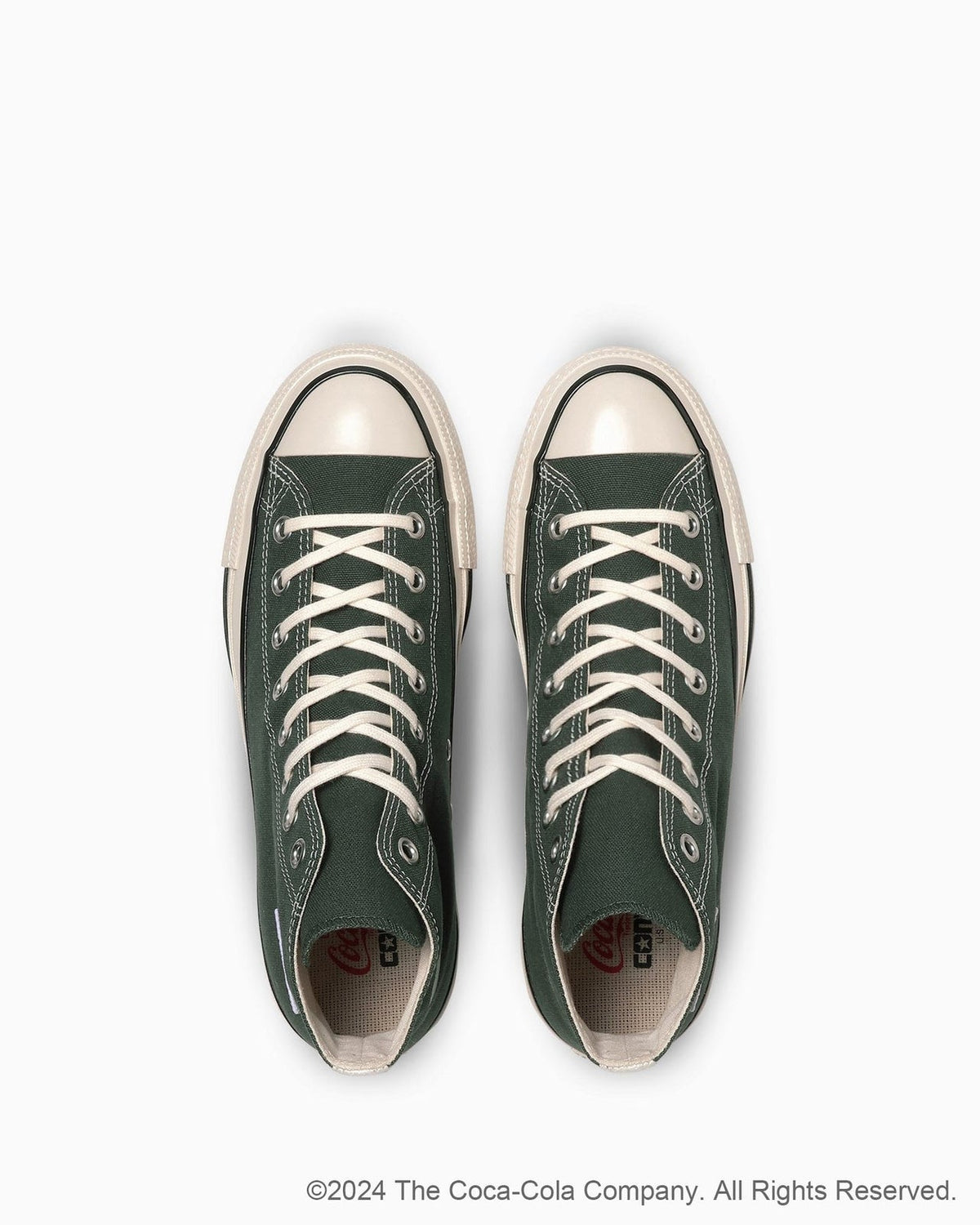 31312070 Coca-Cola Converse All Star US UF Hi Dark Green (Men's)