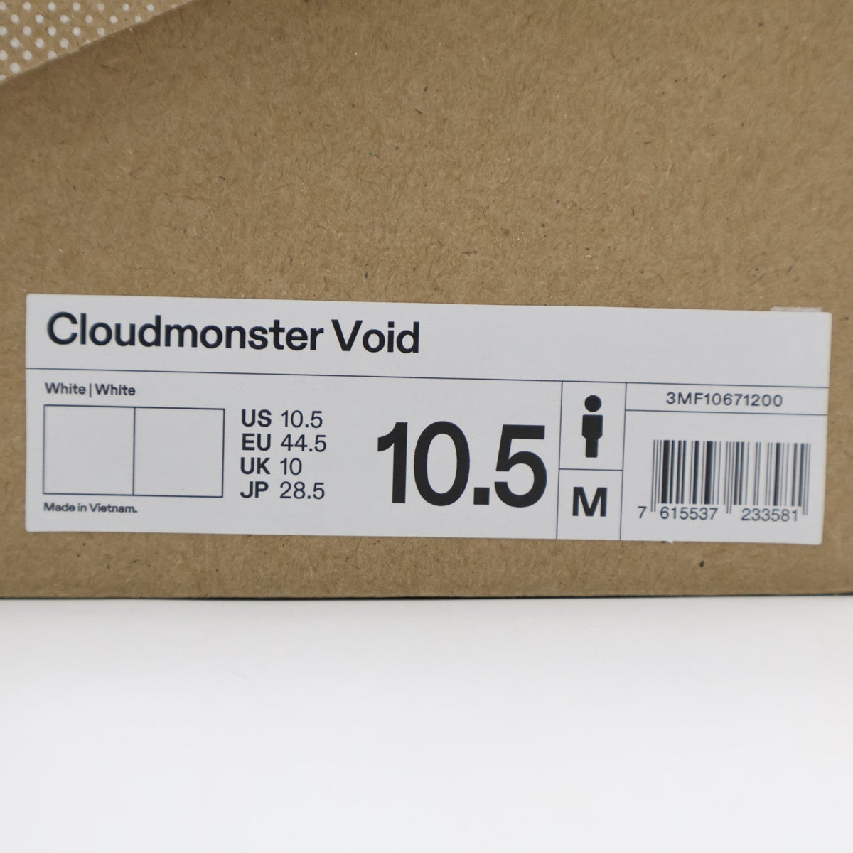 3MF10671200 On Cloudmonster Void White (Men's)