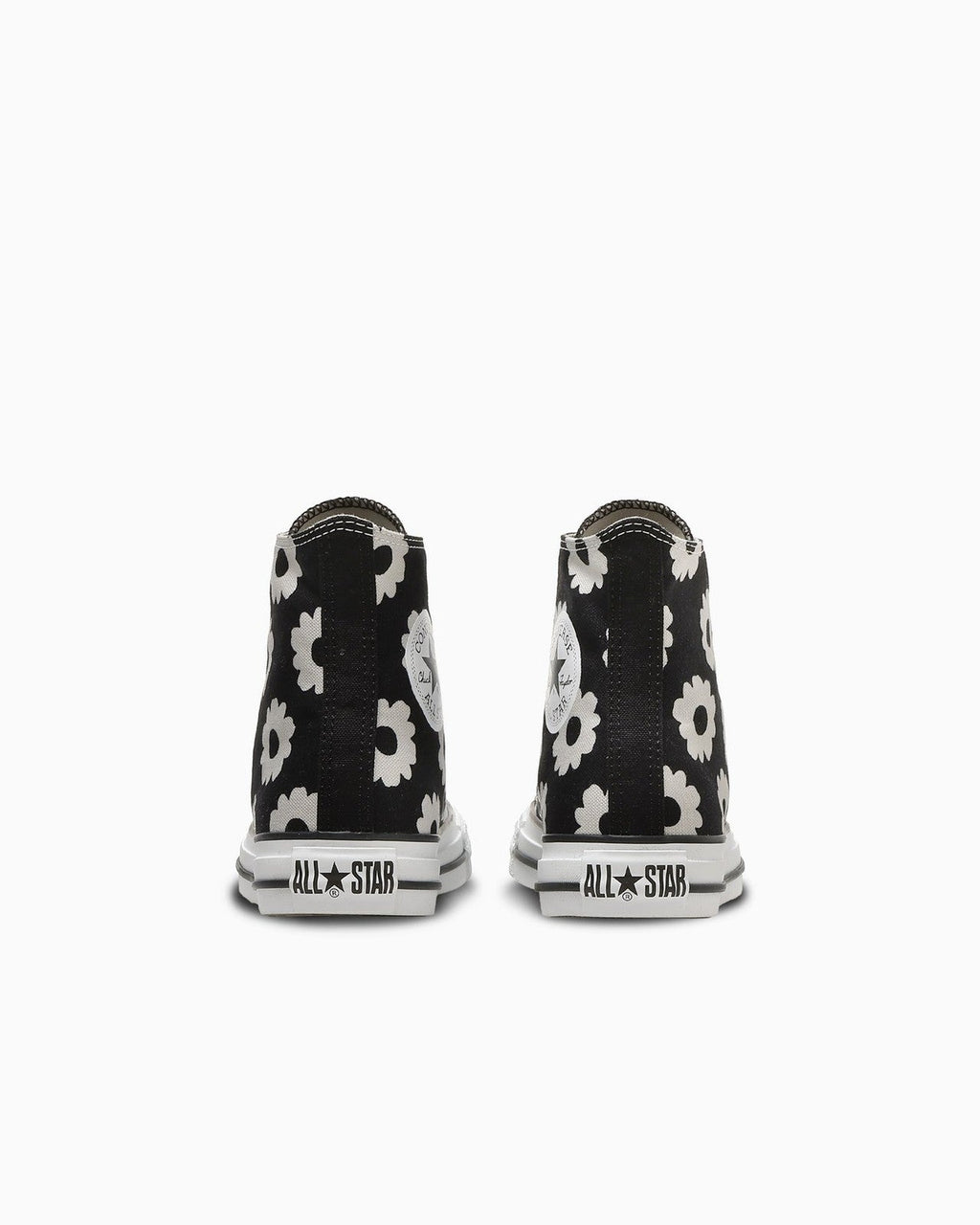 31318120 Converse All Star Flowerprint Hi BlackDark Gray (Women's)