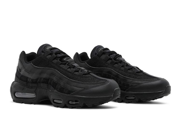 Nike Air Max 95 Essential 'Triple Black' — Black/Dark Grey/Black