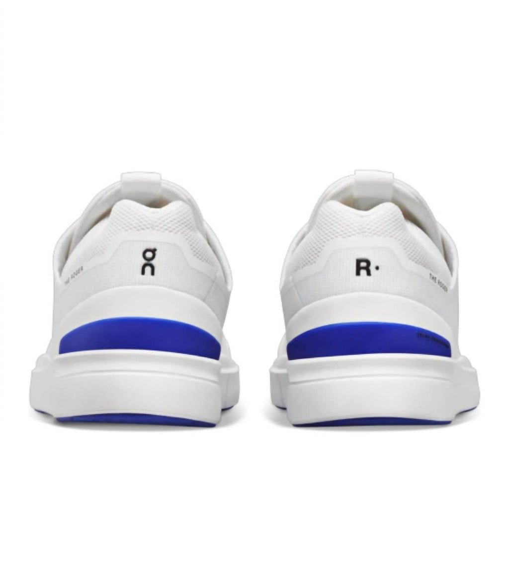 Women’S The Roger Spin Sneakers In White/indigo