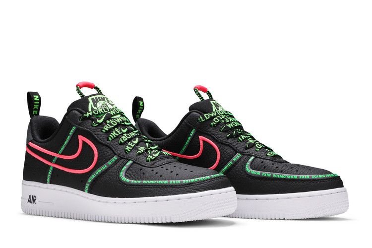 Nike Air Force 1 '07 Premium 'Worldwide Pack - Black Green Strike'