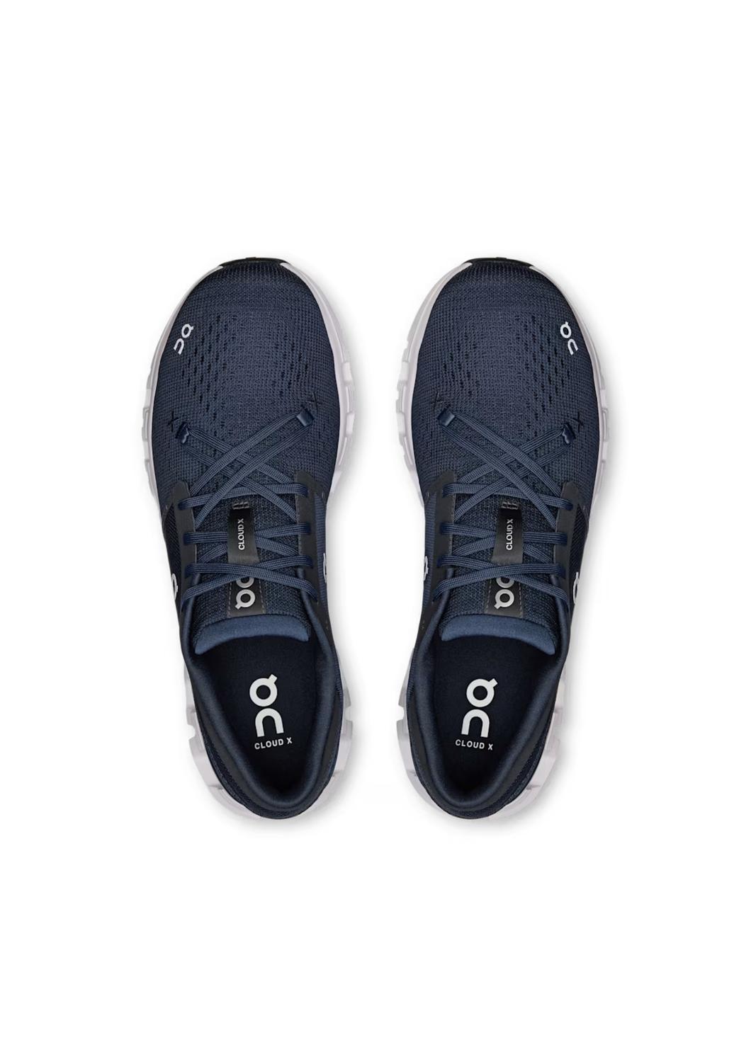Men's Cloud X 4 Running Shoes In Ink / Ivory