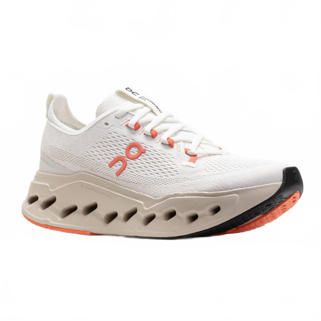 Men's Cloudsurfer Max Running Shoes In Ivory/salmon