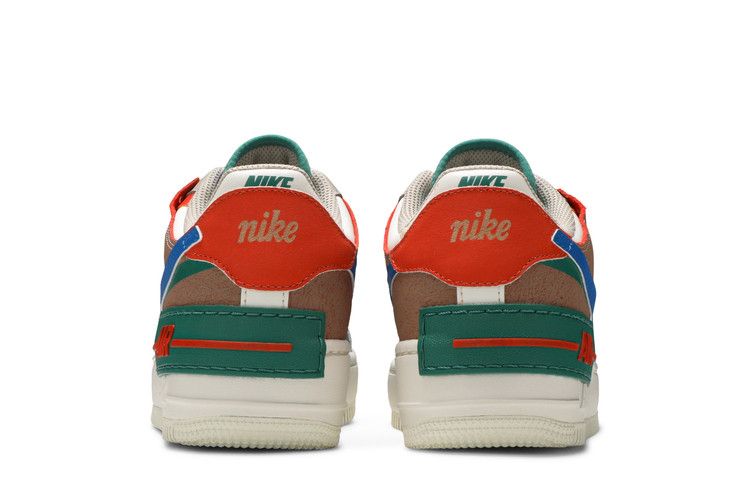Nike Wmns Air Force 1 Shadow 'Sail Signal Blue Green'