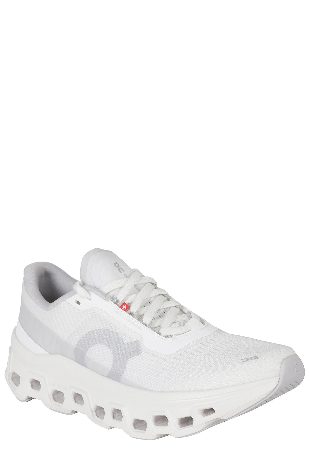 White Cloudmonster 1 Mesh Rubber Sole Nylon Sneakers