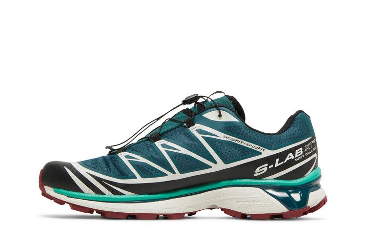Salomon XT-6 'Deep Teal Biking Red'