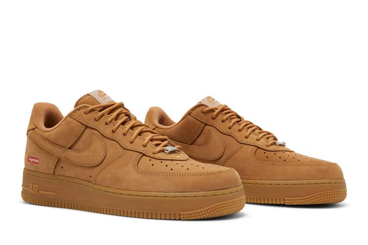 Supreme x Nike Air Force 1 Low SP 'Box Logo - Wheat'