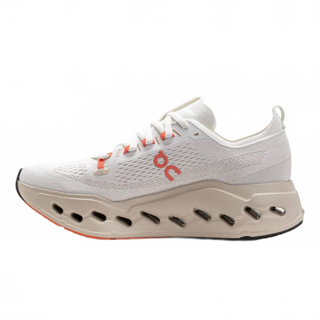 Men's Cloudsurfer Max Running Shoes In Ivory/salmon
