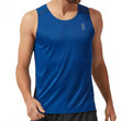 Men's Sleeveless Tank-T In Indigo/black