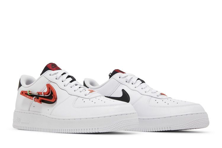 Nike Air Force 1 '07 Premium 'Carabiner - White Habanero Red'