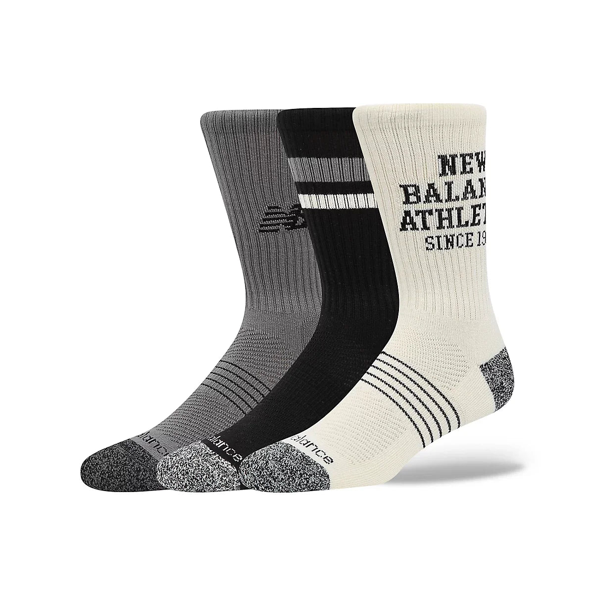 Men's Active Graphic Crew Socks 3 Pack