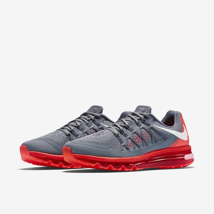 Nike Air Max 2015 — Cool Grey/Bright Crimson/Challenge Red/White