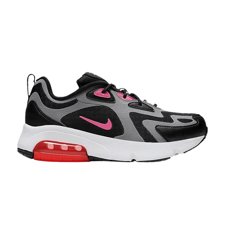 Nike Air Max 200 GS 'Black Hot Punch'