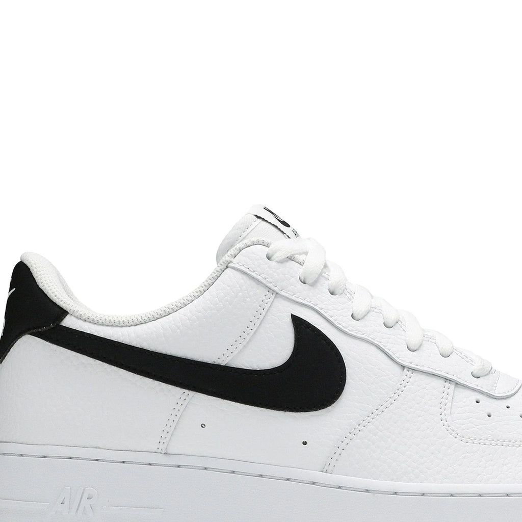 Nike Air Force 1 Low '07 'White Black Pebbled Leather' (2021)