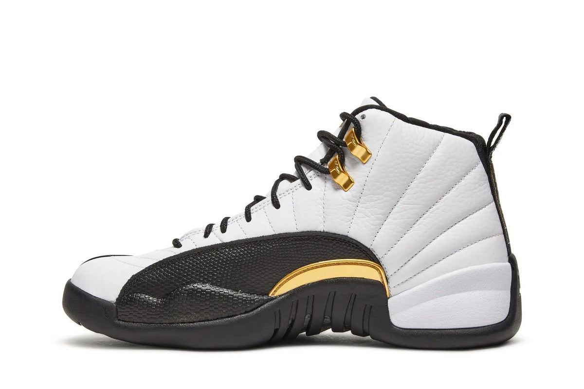 Air Jordan 12 Retro 'Royalty' White Black Metallic Gold