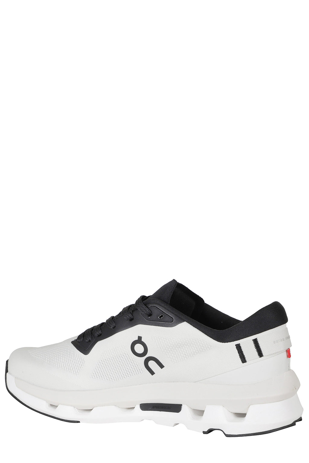 Black And White Cloudzone Mesh Rubber Sole Nylon Sneakers