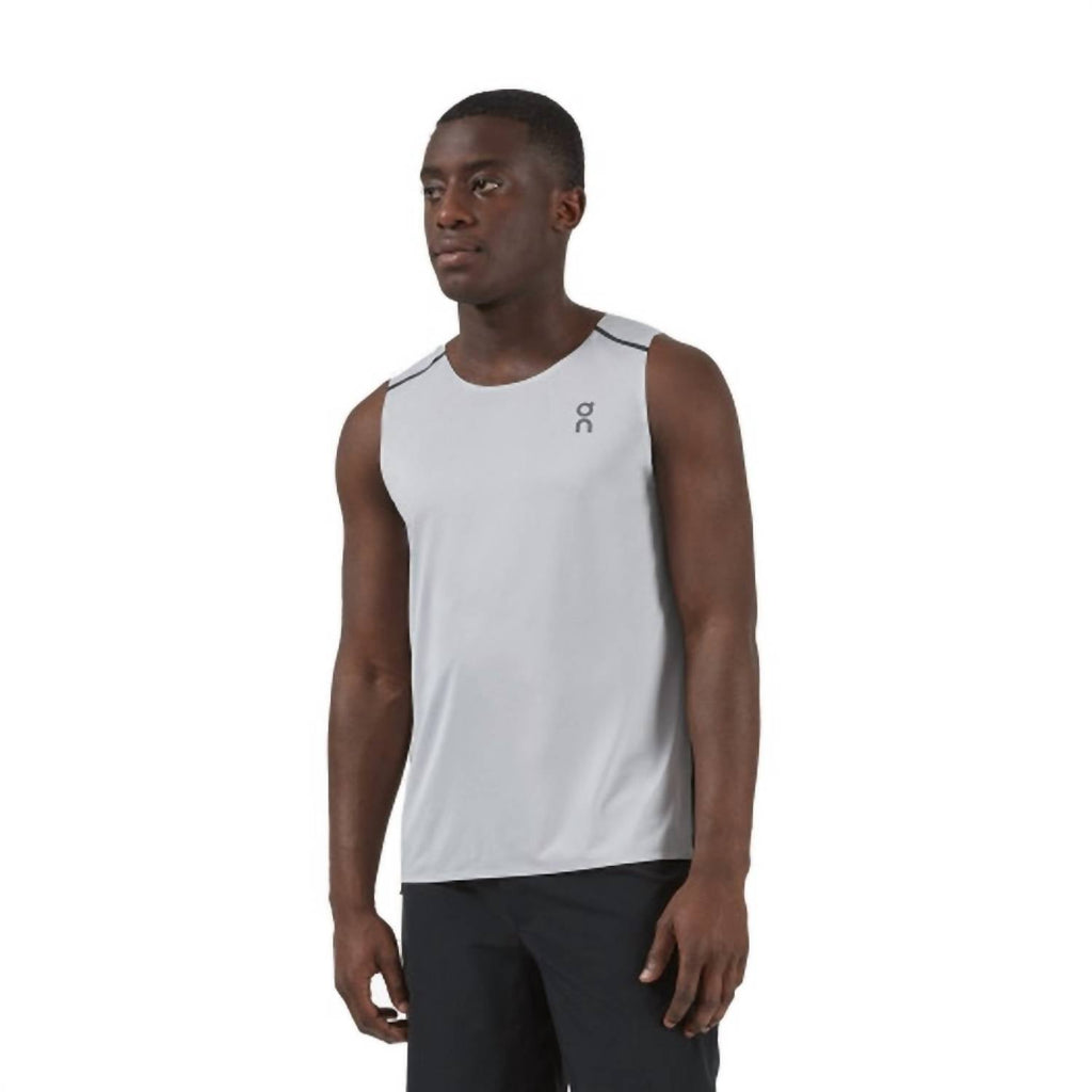 Men's Sleeveless Tank-T In Glacier/black