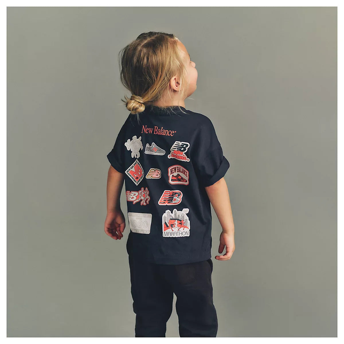 Kids' Sticker Pack Logo T-Shirt
