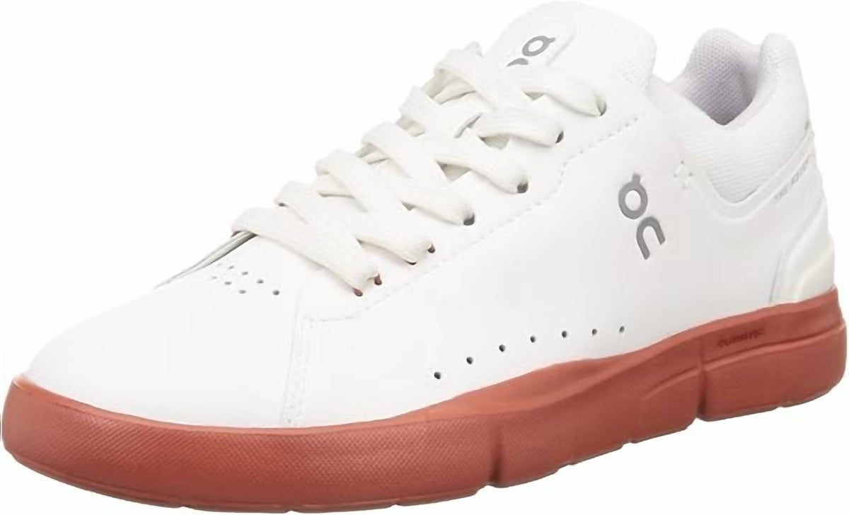 Women's The Roger Advantage Sneakers In White/ Rust