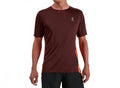 Crewneck Performance Tee In Mulberry|Spice