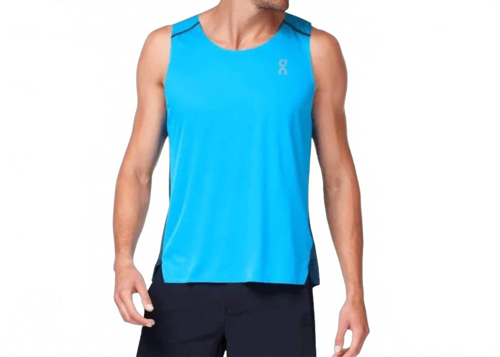 Crewneck Tank Top In Malibu|Navy